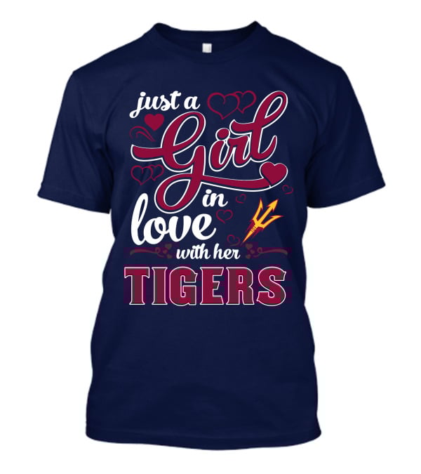Just A Girl In Love With Her Tigers T-Shirt