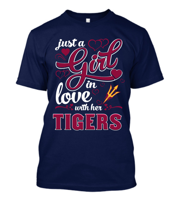 Just A Girl In Love With Her Tigers T-Shirt