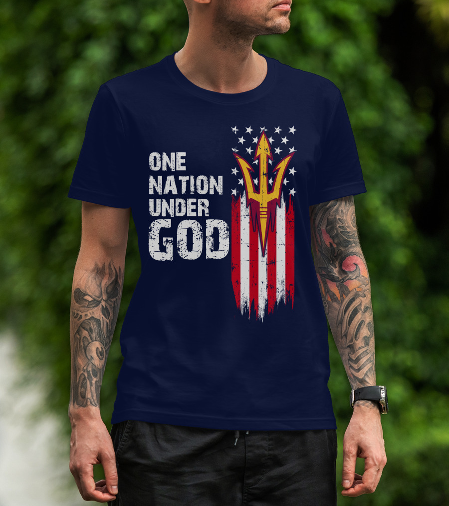 One Nation Under God Arizona State Sun Devils T-Shirt