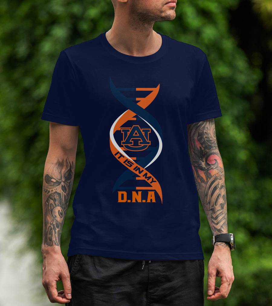 Auburn Tigers Au Logo It Is In My Dna T-Shirt
