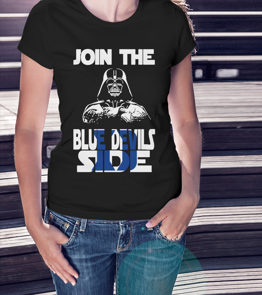 Join The Blue Devils Side T-Shirt