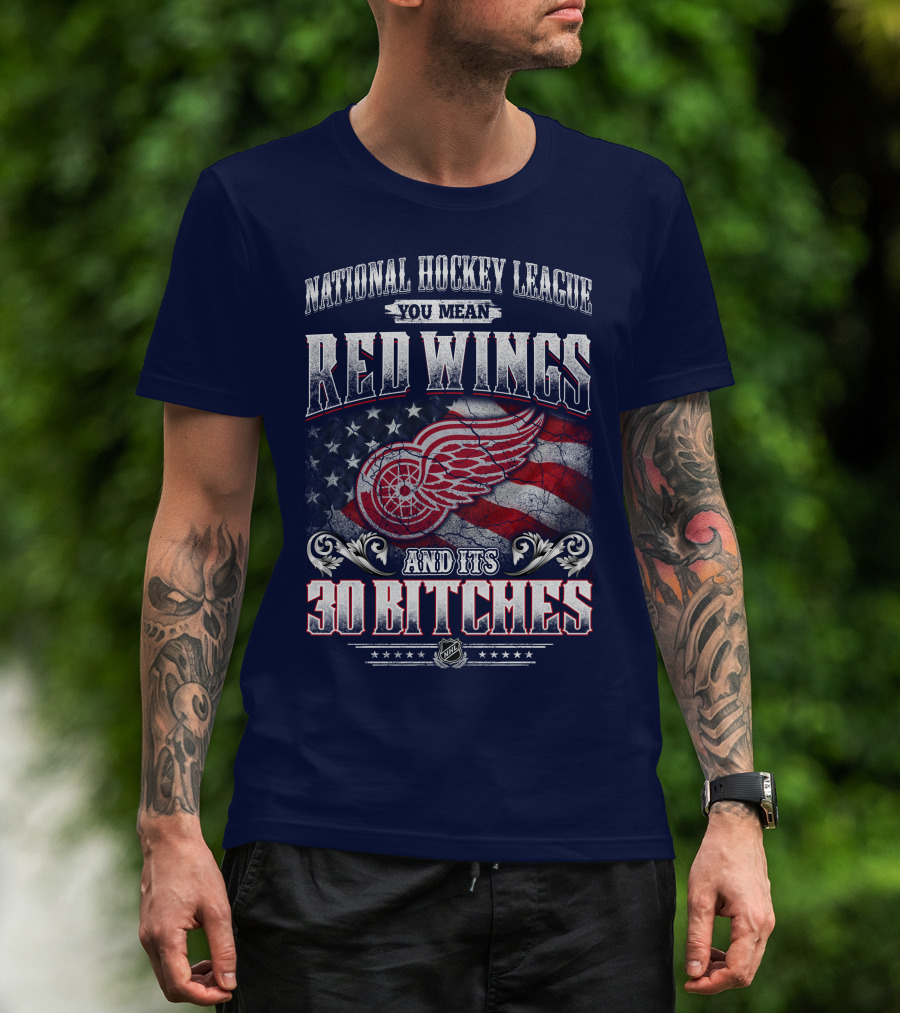National Hockey League You Mean Red Wings And Its 30 Bitches T-Shirt