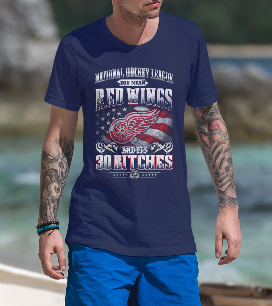 National Hockey League You Mean Red Wings And Its 30 Bitches T-Shirt