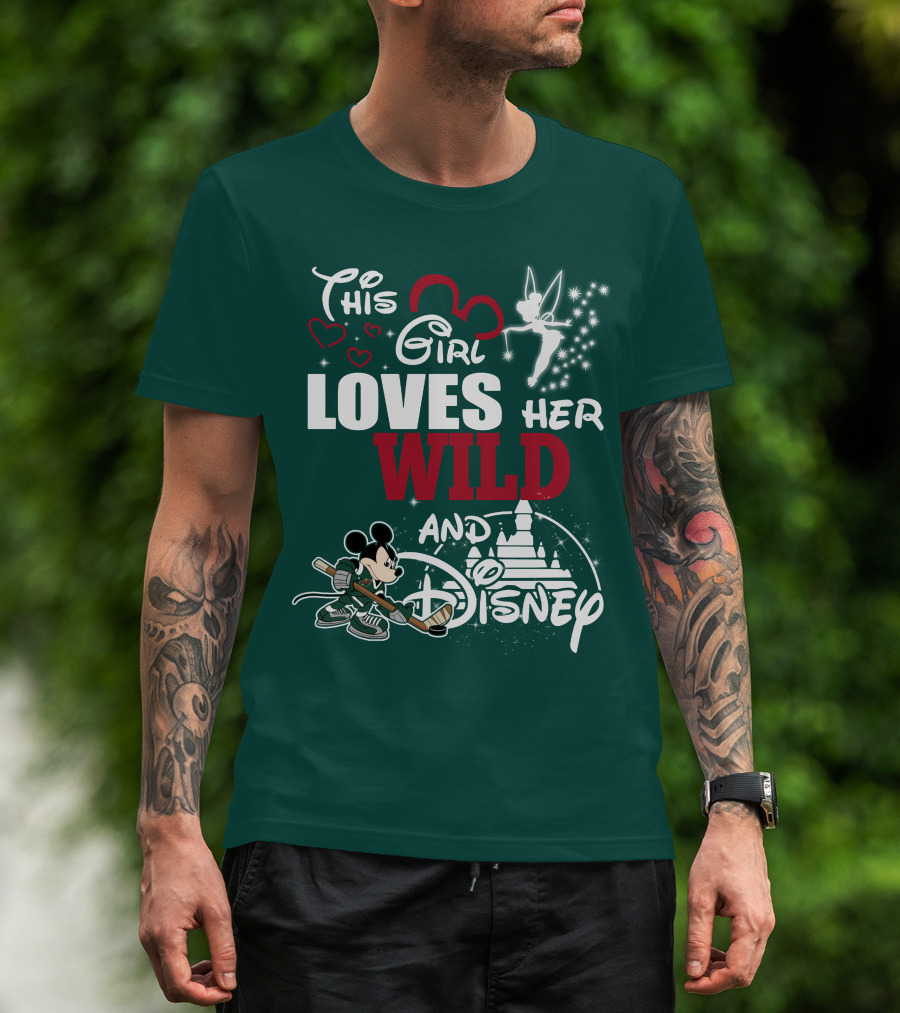 This Girl Loves Her Wild And Disney T-Shirt