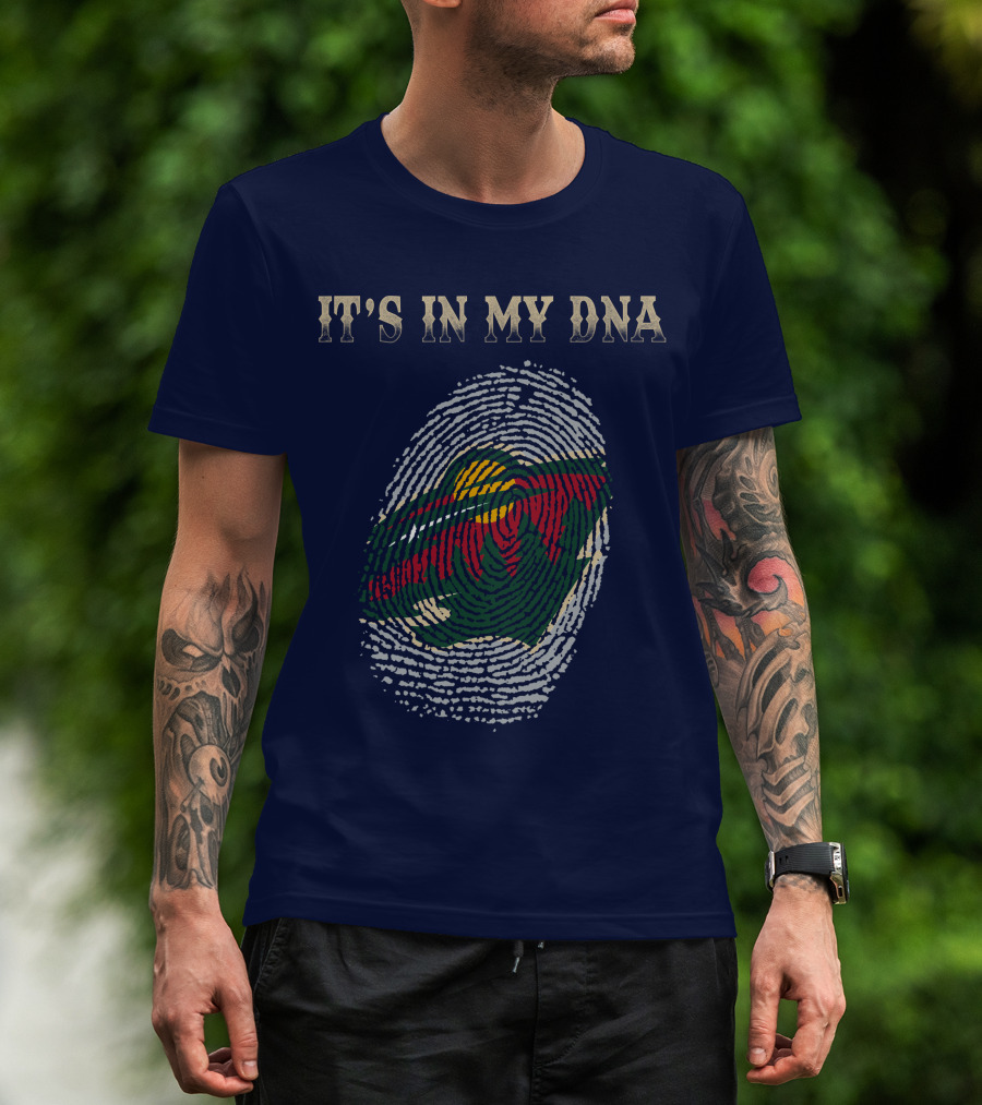 It's In My Dna Minnesota Wild T-Shirt