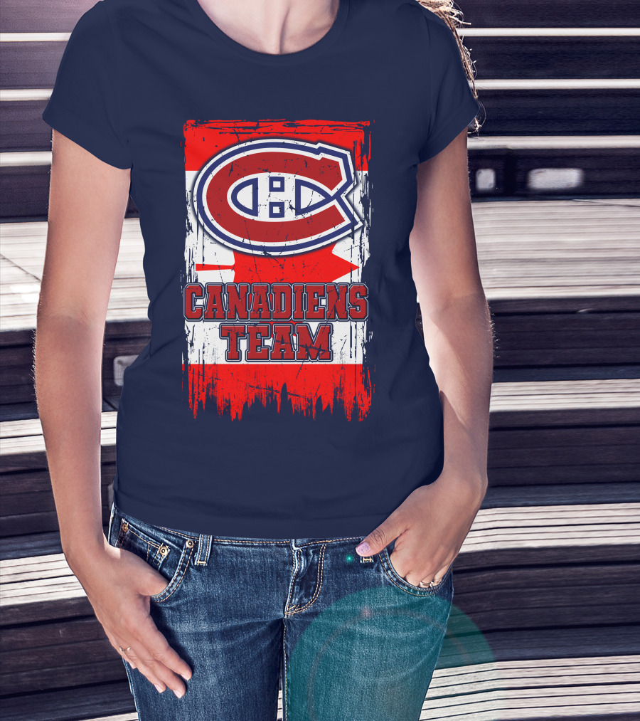 Montreal Canadiens Team Flag T-Shirt