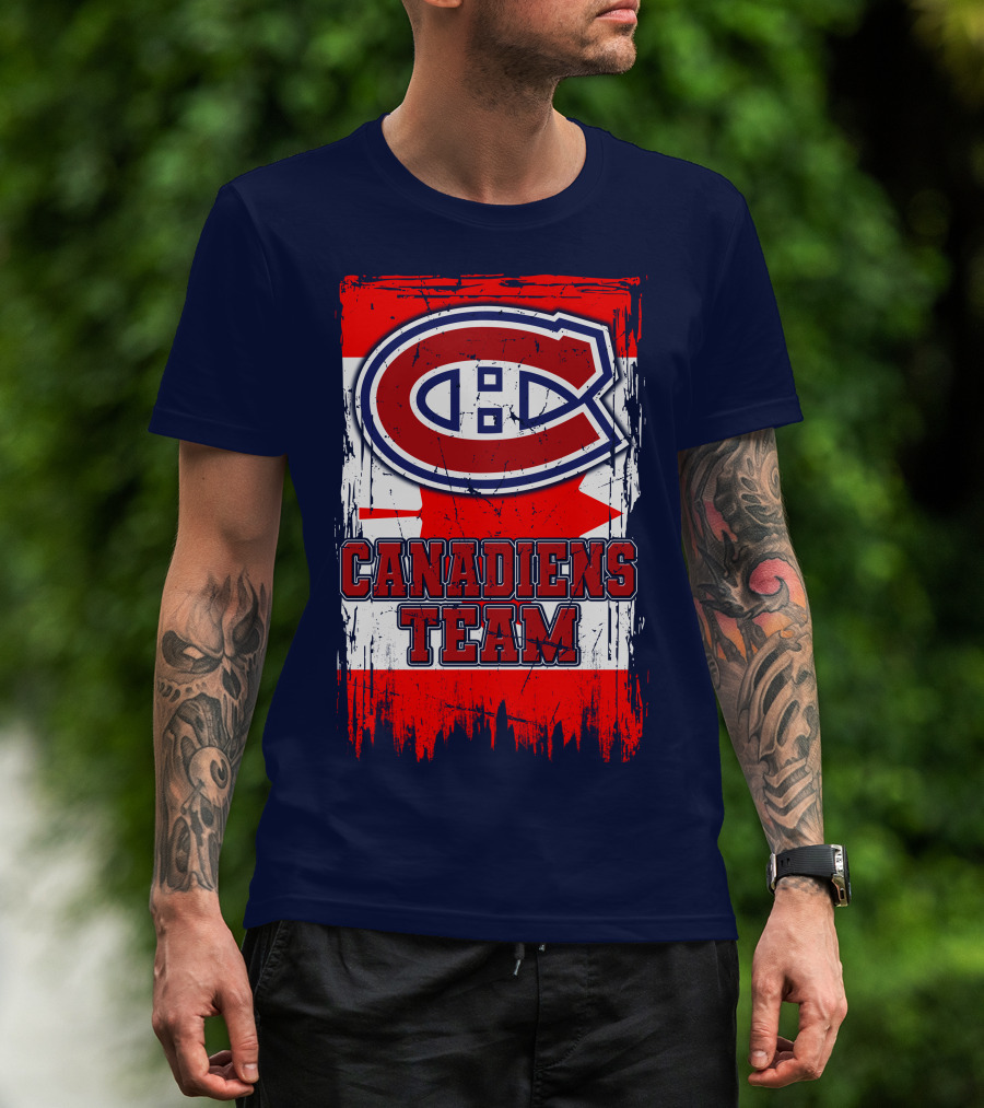 Montreal Canadiens Team Flag T-Shirt