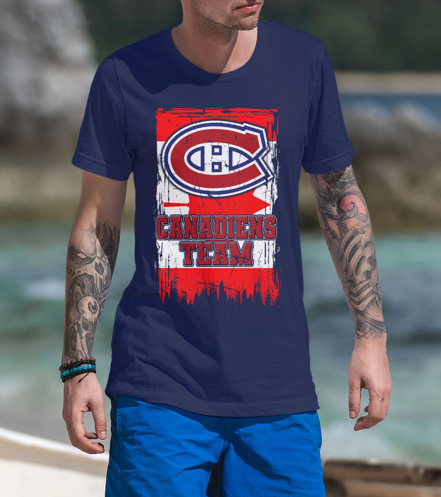 Montreal Canadiens Team Flag T-Shirt