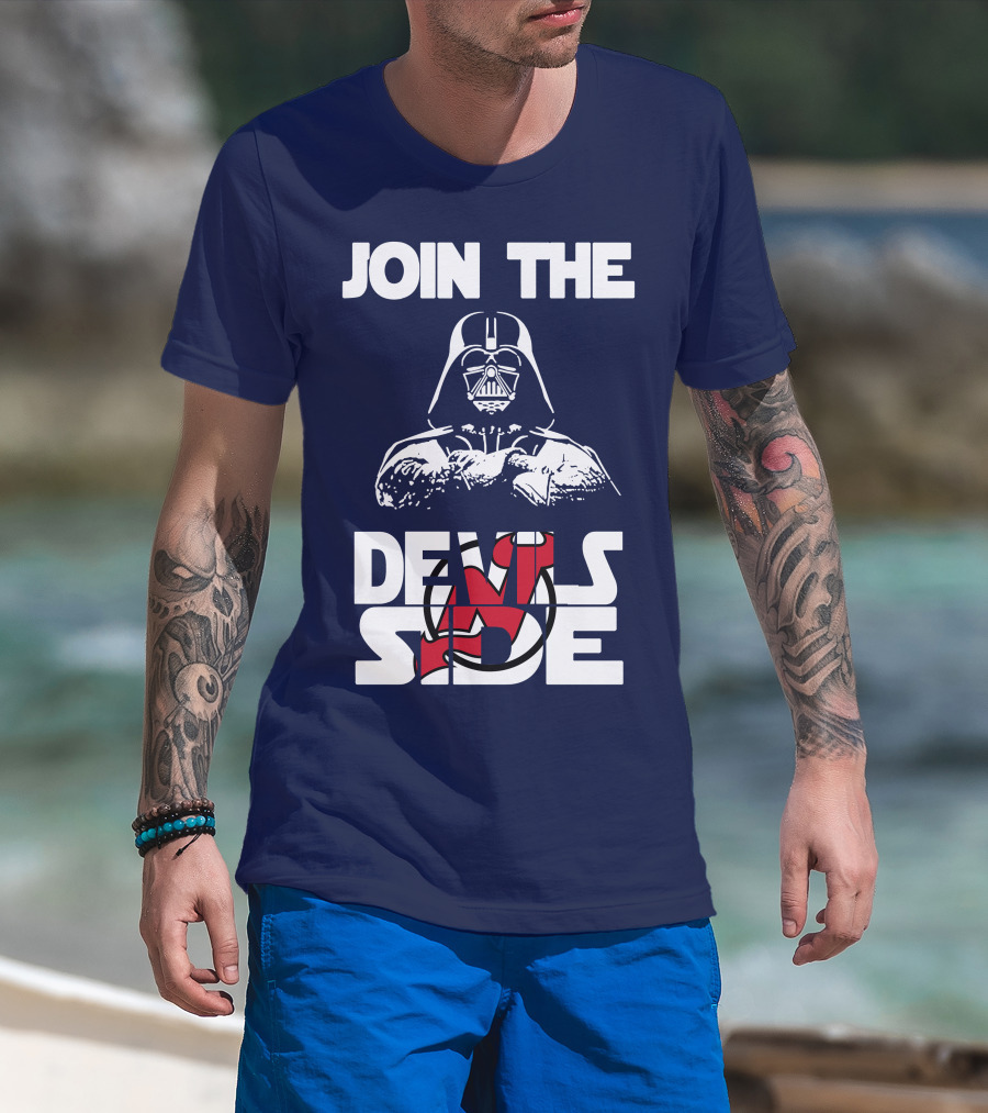 Join The Devils Side New Jersey Devils T-Shirt