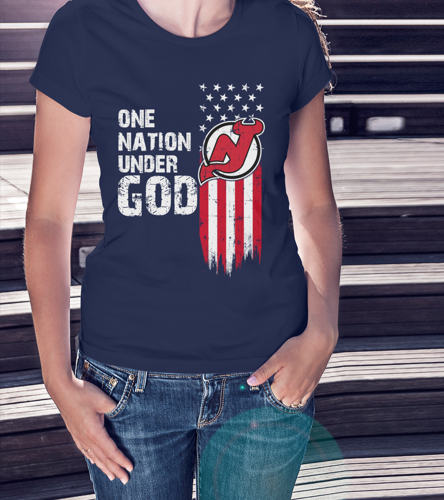 One Nation Under God New Jersey Devils T-Shirt