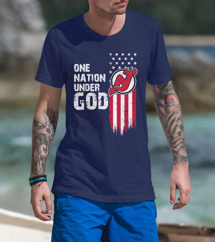 One Nation Under God New Jersey Devils T-Shirt