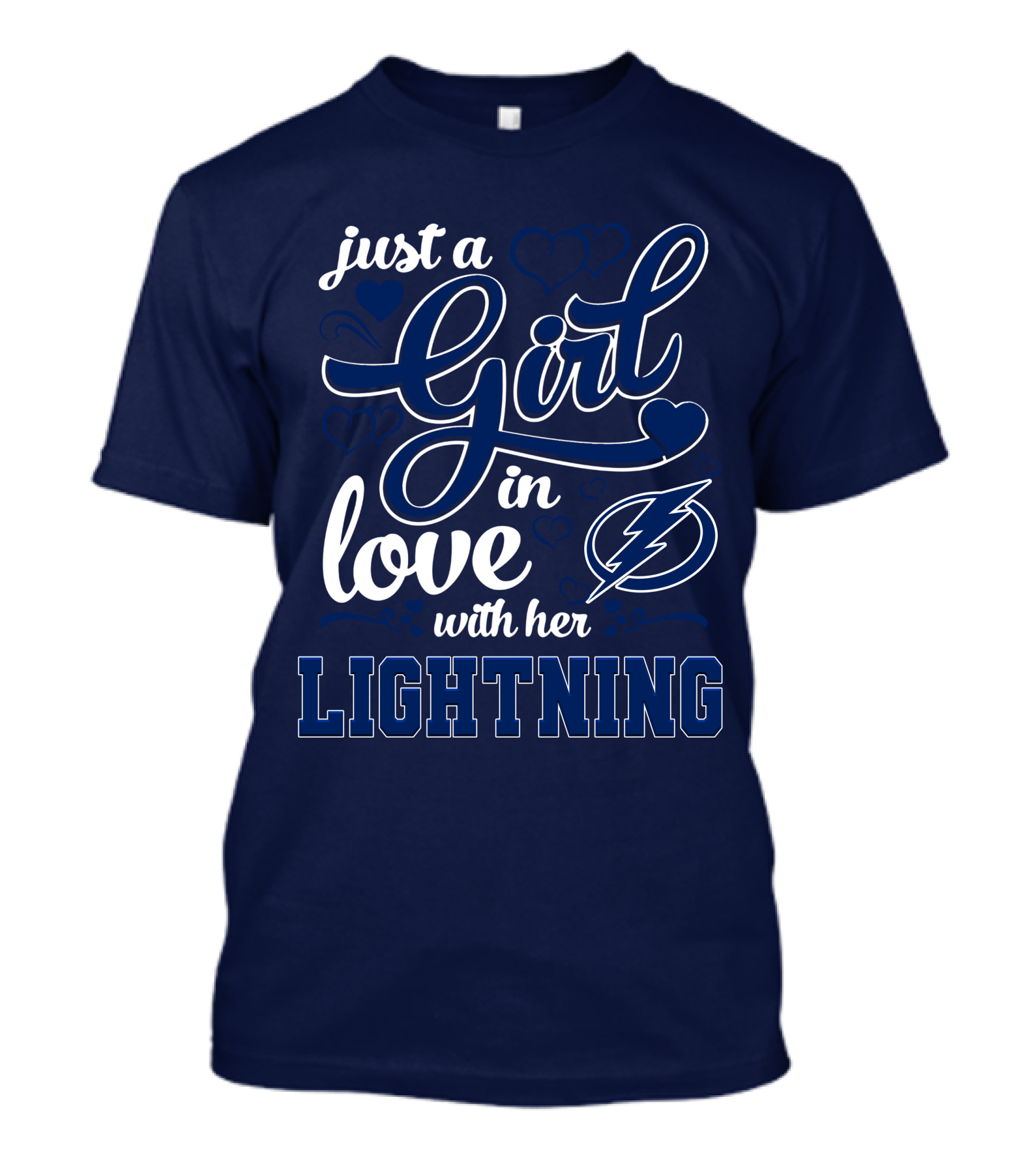 Just A Girl In Love With Her Tampa Bay Lightning T-Shirt