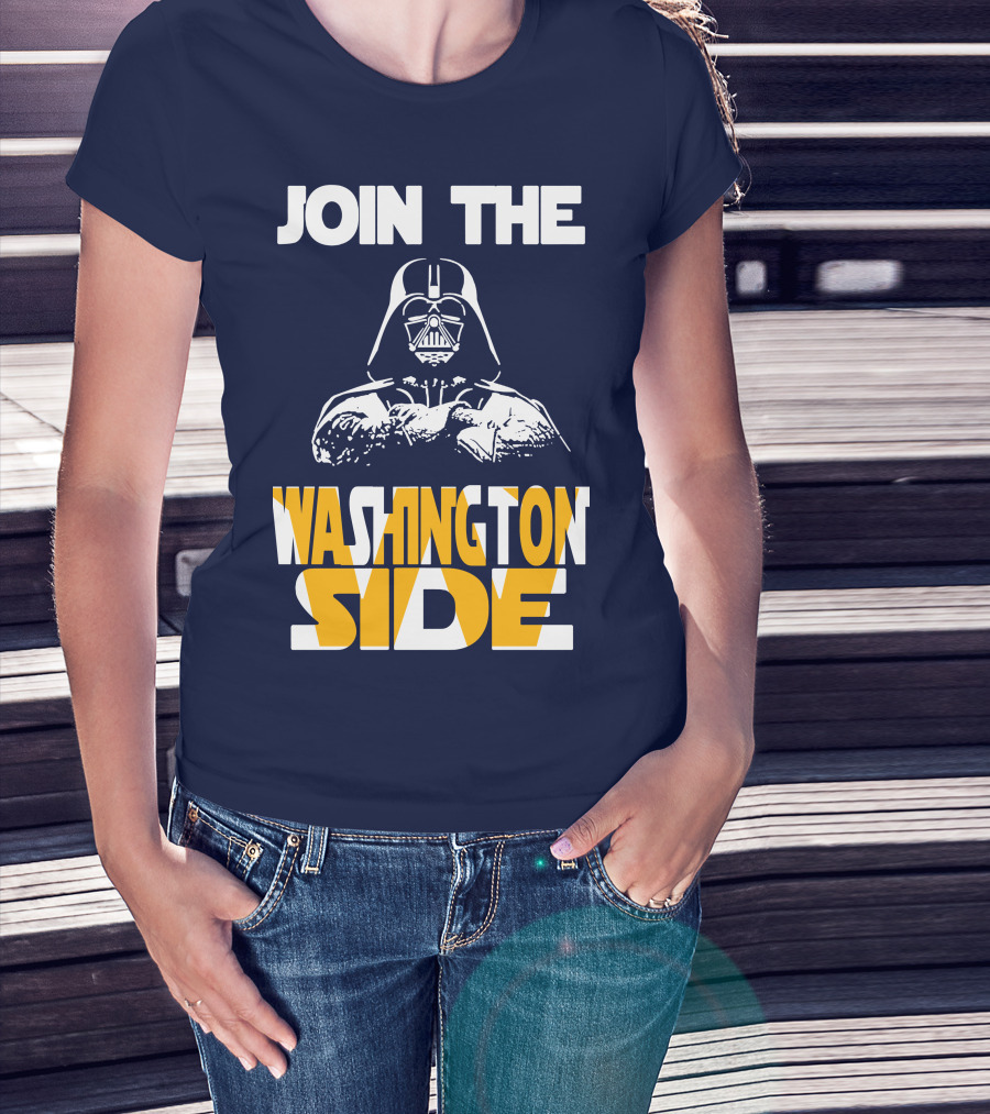 Join The Washington Side Darth Vader T-Shirt