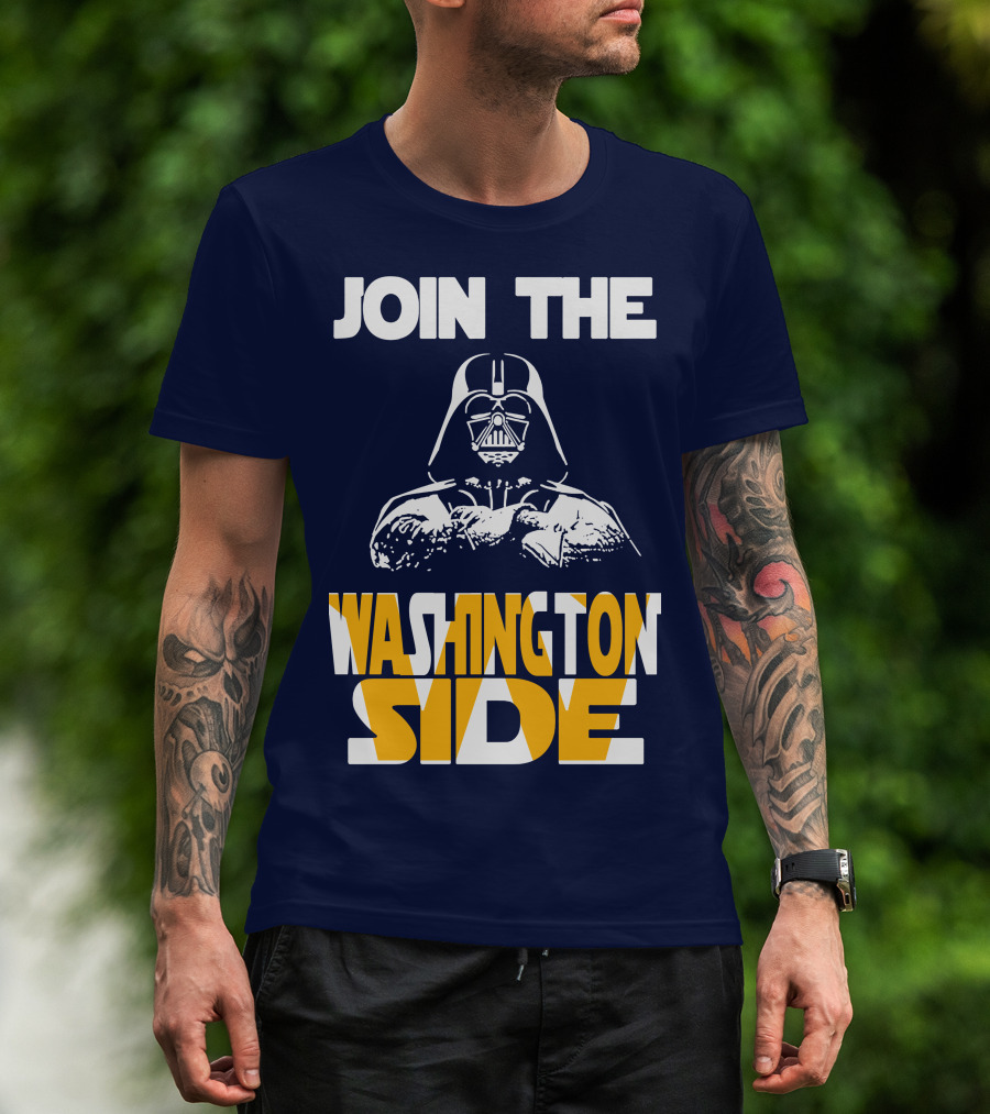 Join The Washington Side Darth Vader T-Shirt