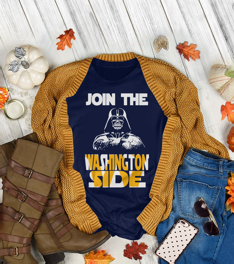 Join The Washington Side Darth Vader T-Shirt