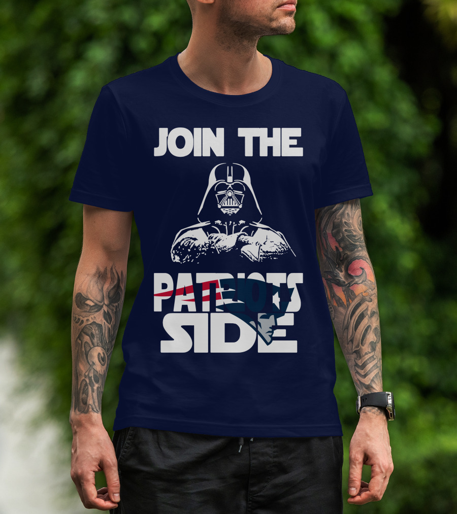 Join The New England Patriots Side T-Shirt