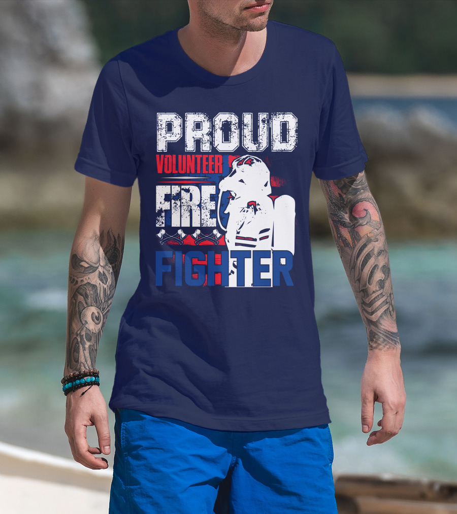 Proud Volunteer Firefighter T-Shirt