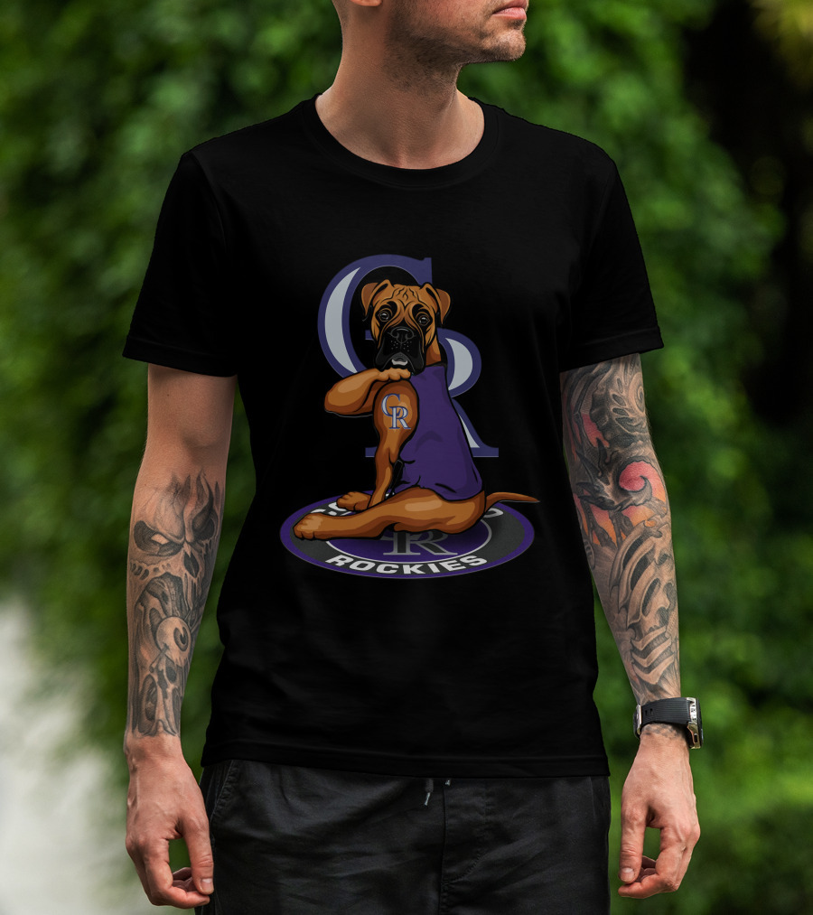 Colorado Rockies Dog Mascot Cr T-Shirt