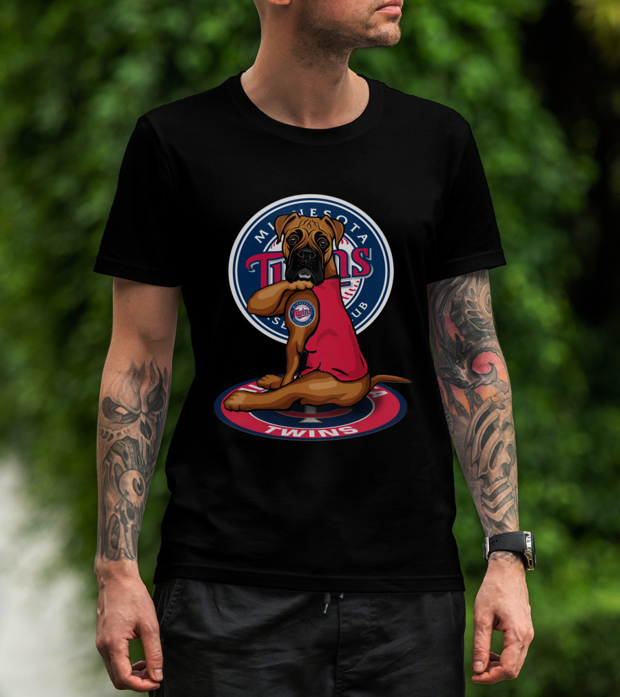 Minnesota Twins Baseball Club Dog T-Shirt