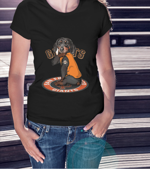 San Francisco Giants Dog Giants Baseball Giants T-Shirt