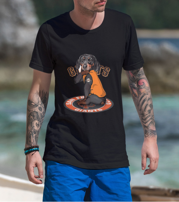 San Francisco Giants Dog Giants Baseball Giants T-Shirt