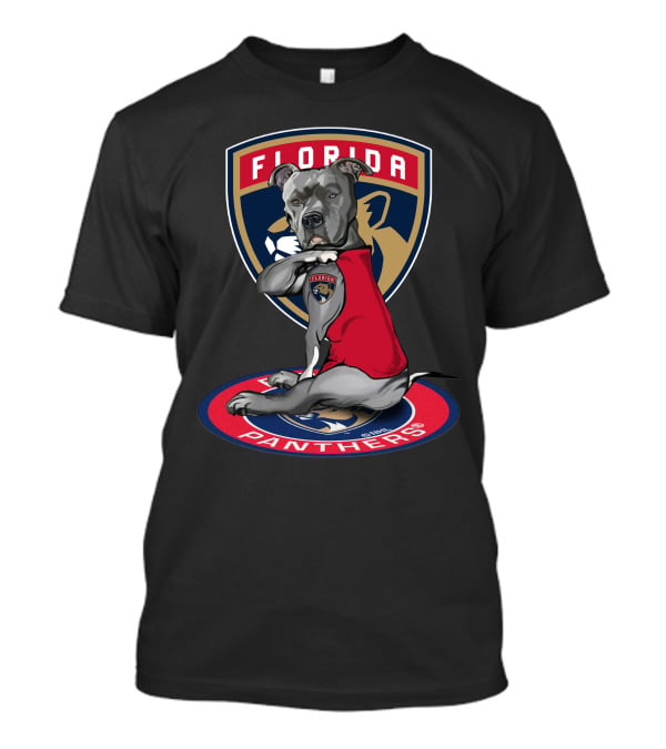 Florida Panthers Dog Mascot With Team Logo And Number T-Shirt