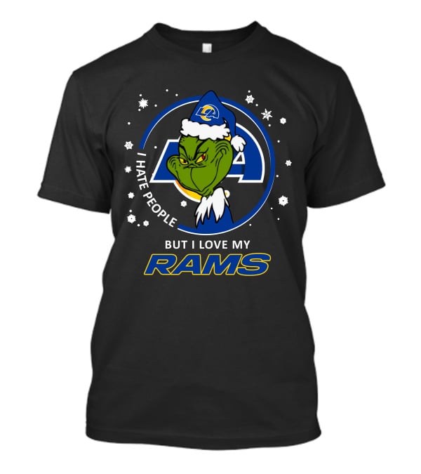 I Hate People But I Love My Los Angeles Rams Rams T-Shirt