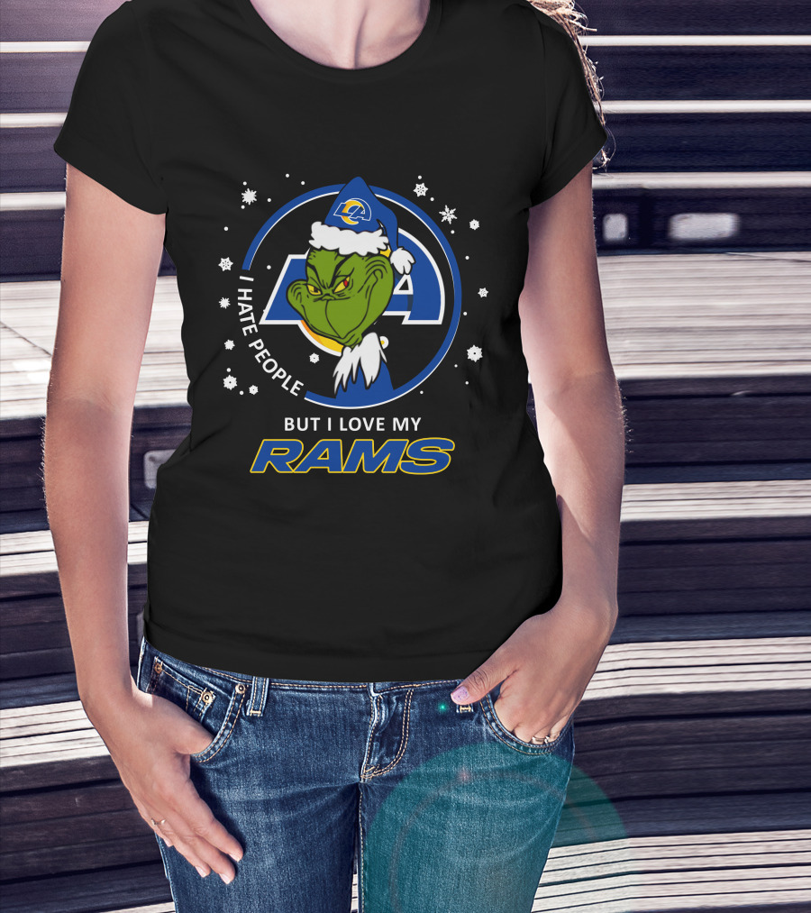 I Hate People But I Love My Los Angeles Rams Rams T-Shirt