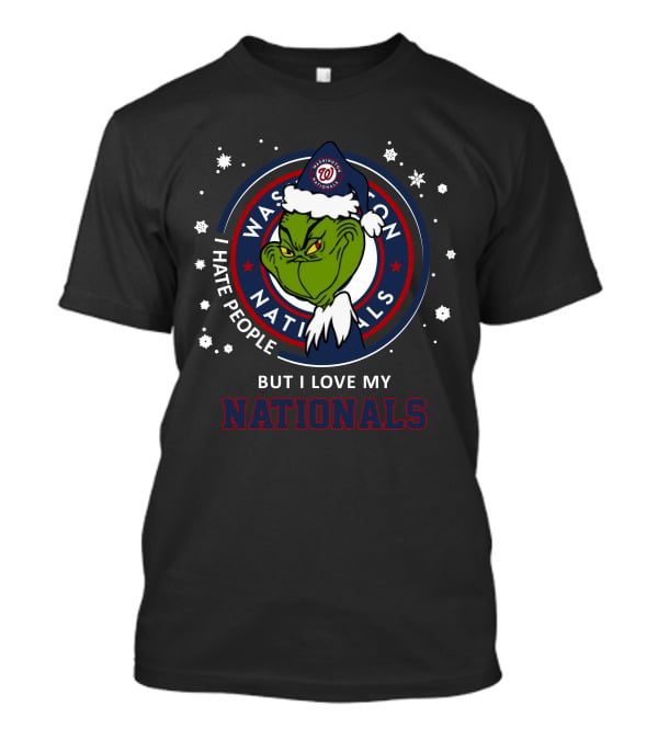 I Hate People But I Love My Nationals Washington Nationals T-Shirt
