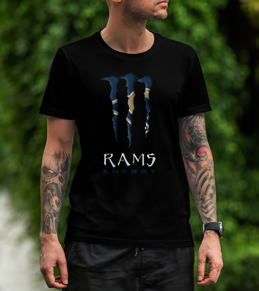 Rams Energy Monster Claw T-Shirt