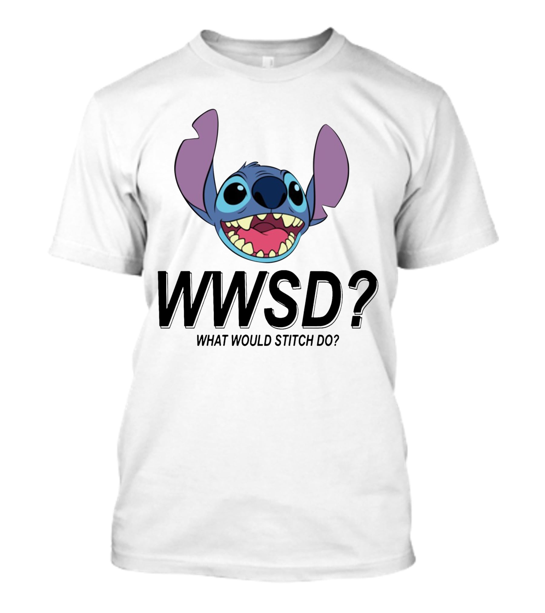WWSD What Would Stitch Do? Disney Fan T-Shirt