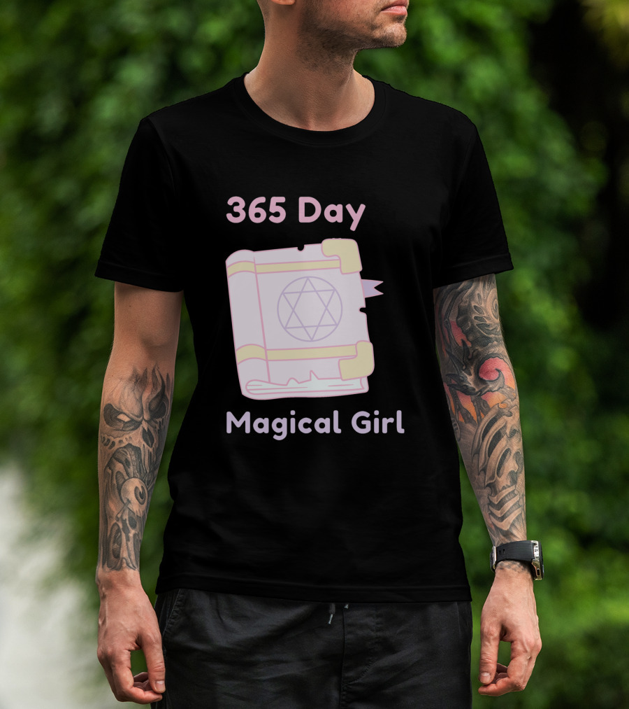 365 Day Magical Girl Pastel Spellbook Star Emblem T-Shirt
