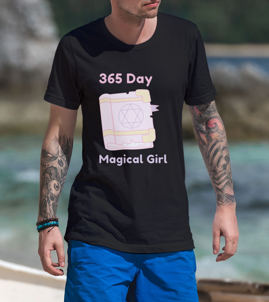 365 Day Magical Girl Pastel Spellbook Star Emblem T-Shirt