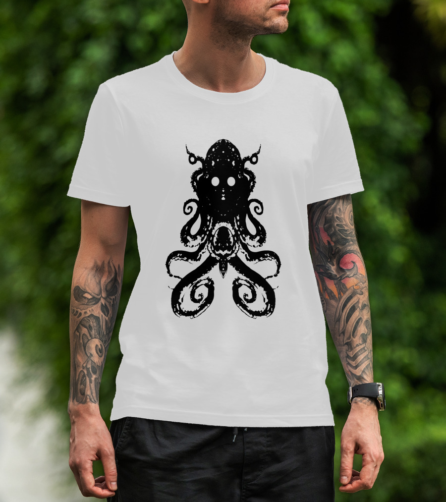 Alien Del Área 51 Kraken Octopus T-Shirt