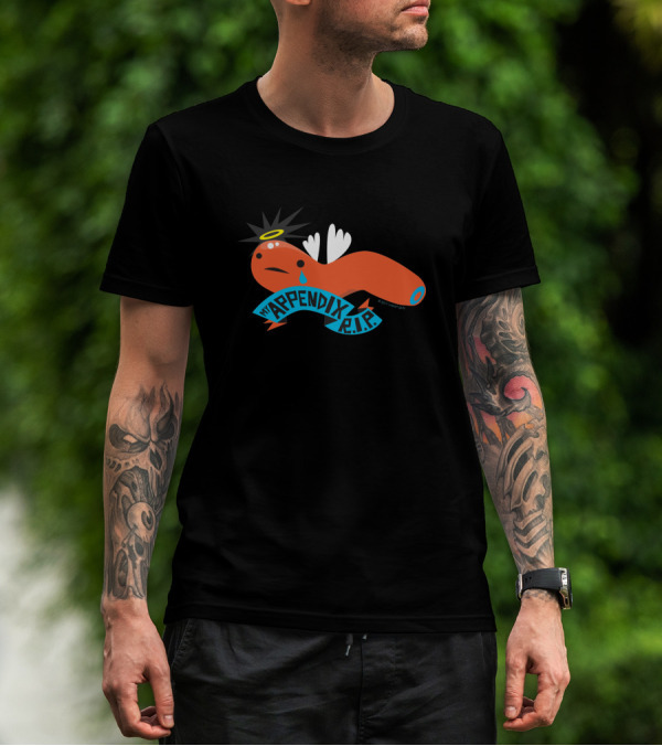 My Appendix R.I.P. 208253 Angel Wing Halo T-Shirt