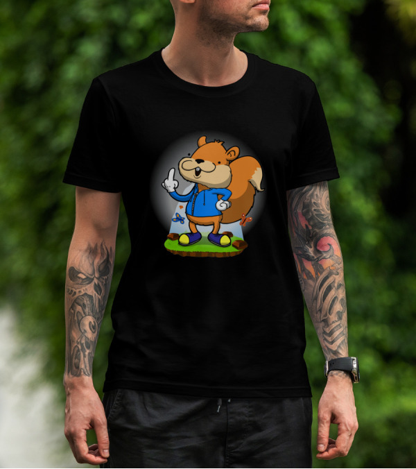 Conker's Bad Fur Day Squirrel Character 6324 T-Shirt