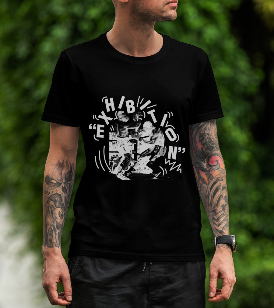 EXHIBITION Boxing Dynamic Fighters Action Scene T-Shirt