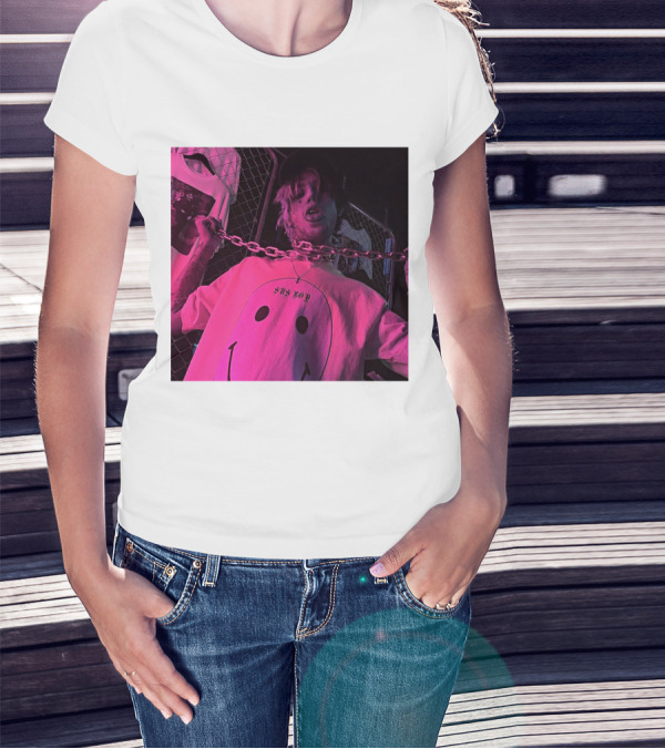 Sad Boy Lil Peep Merch Classique Chain Smiley T-Shirt