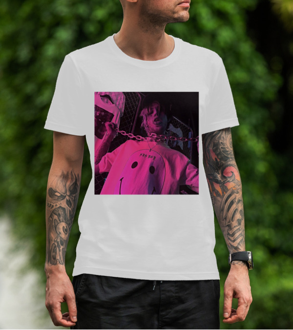 Sad Boy Lil Peep Merch Classique Chain Smiley T-Shirt