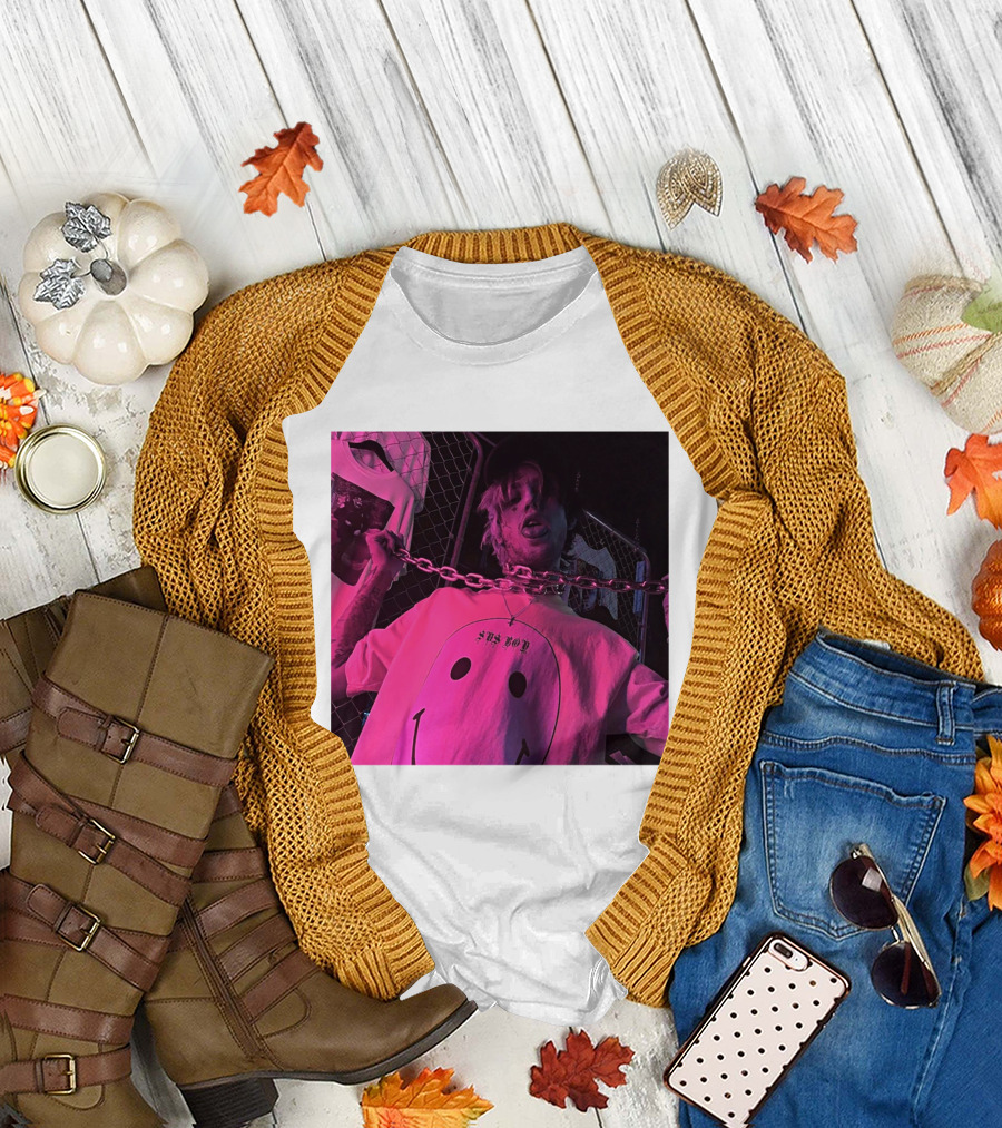 Sad Boy Lil Peep Merch Classique Chain Smiley T-Shirt