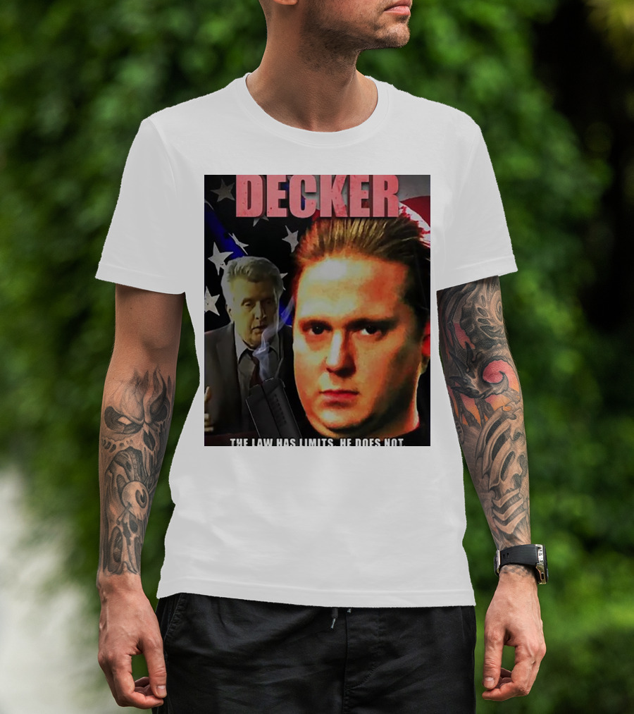 DECKER The Law Has Limits He Does Not On Cinema At The Cinema T-Shirt