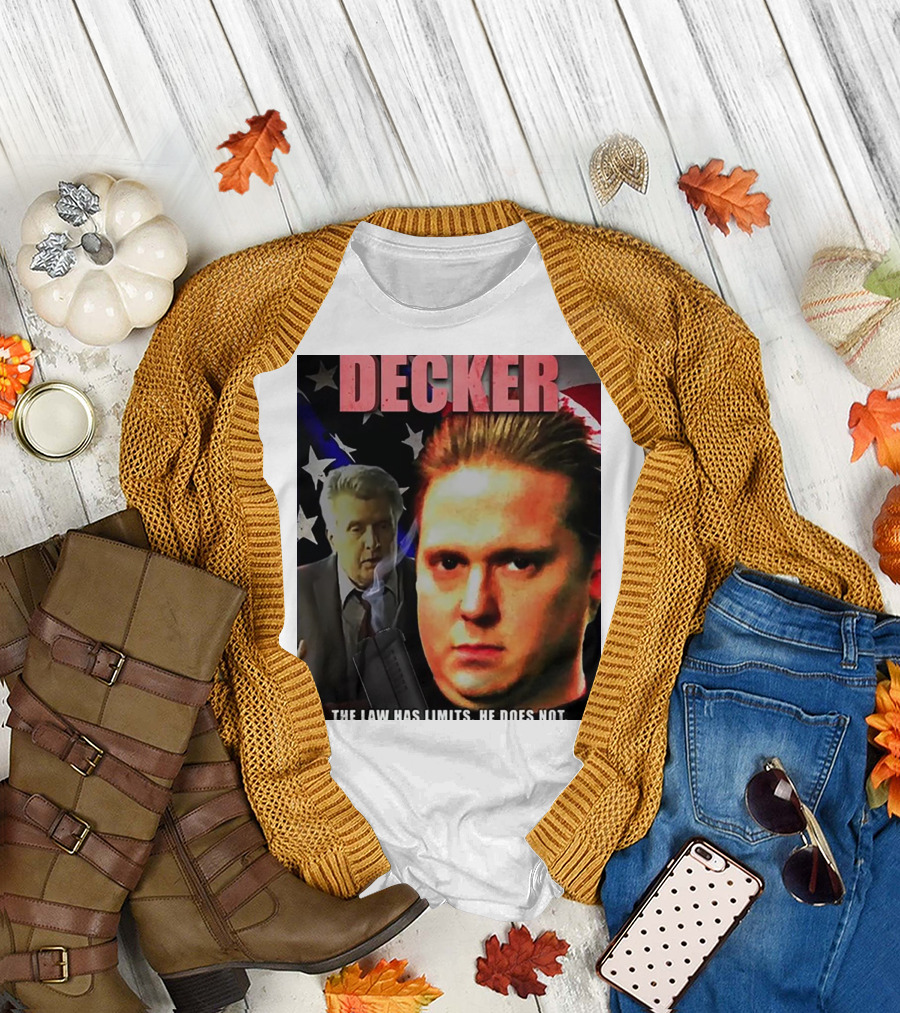 DECKER The Law Has Limits He Does Not On Cinema At The Cinema T-Shirt