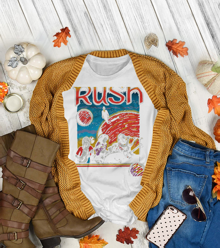 Rush Band Retro Space T-Shirt