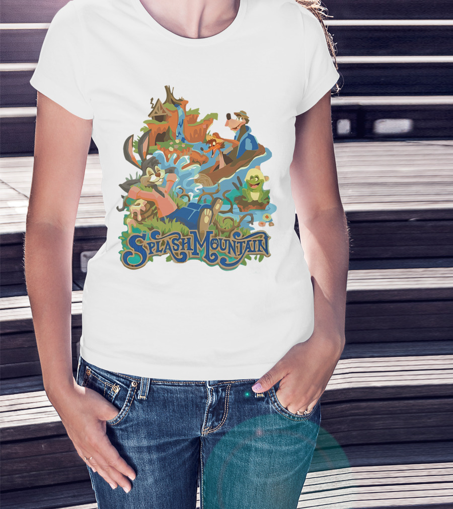 Splash Mountain Disney Characters Adventure T-Shirt