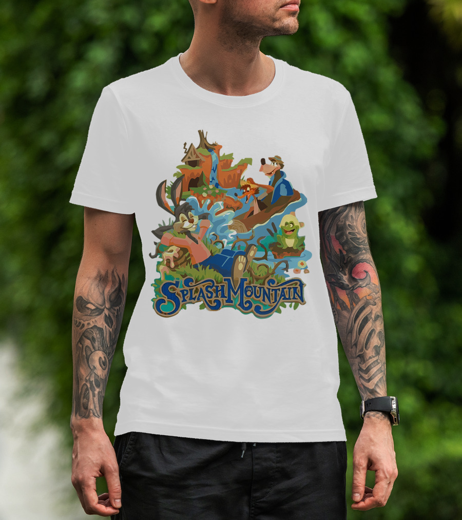 Splash Mountain Disney Characters Adventure T-Shirt