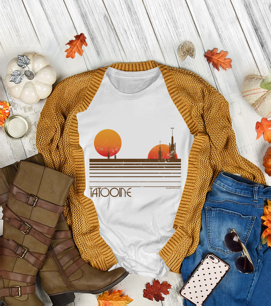 Star Wars Tatooine Sunset Twin Suns T-Shirt