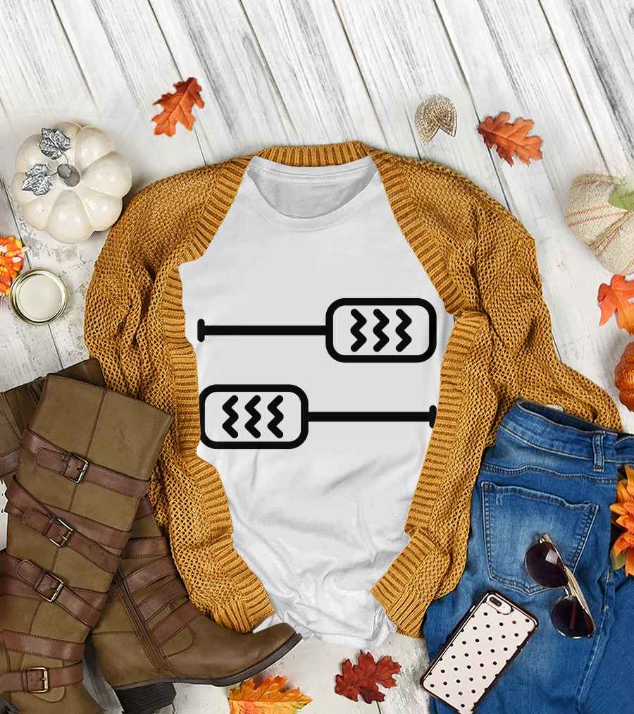 Tribal Symbols Boho Zigzag T-Shirt