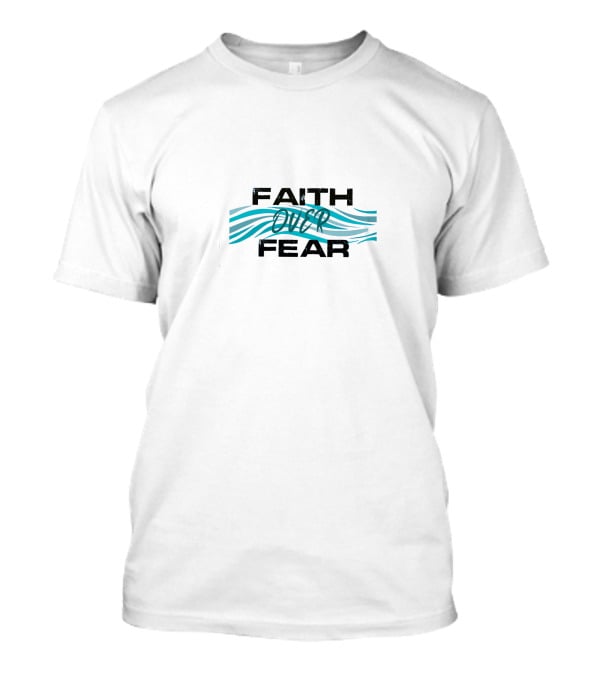Faith Over Fear Wave Pattern Elements T-Shirt