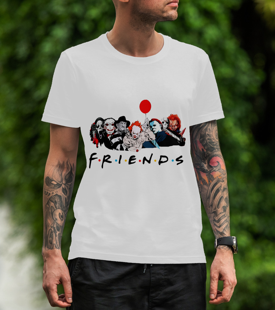 Friends Horror Icons Gathering GC865 T-Shirt