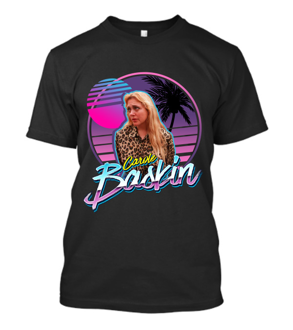Carole Baskin Retro 80s Sunset Palm Trees T-Shirt